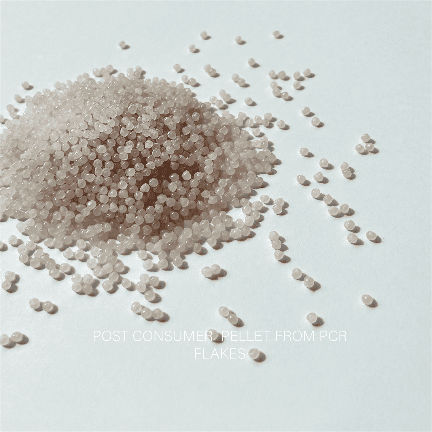 POST CONSUMER PELLET FROM PCR FLAKES
