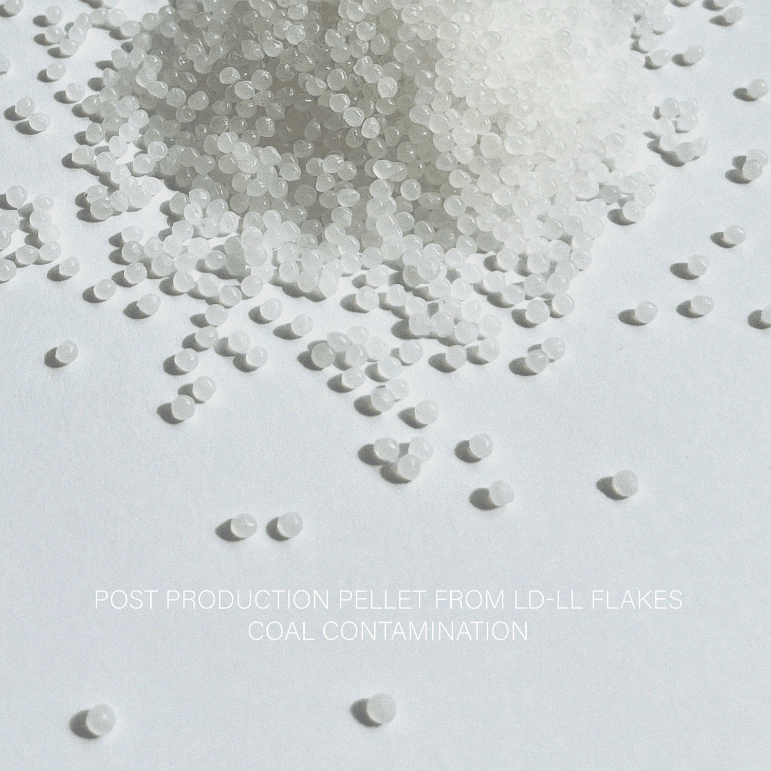 POST PRODUCTION PELLET FROM LD-LL FLAKES COAL CONTAMINATION